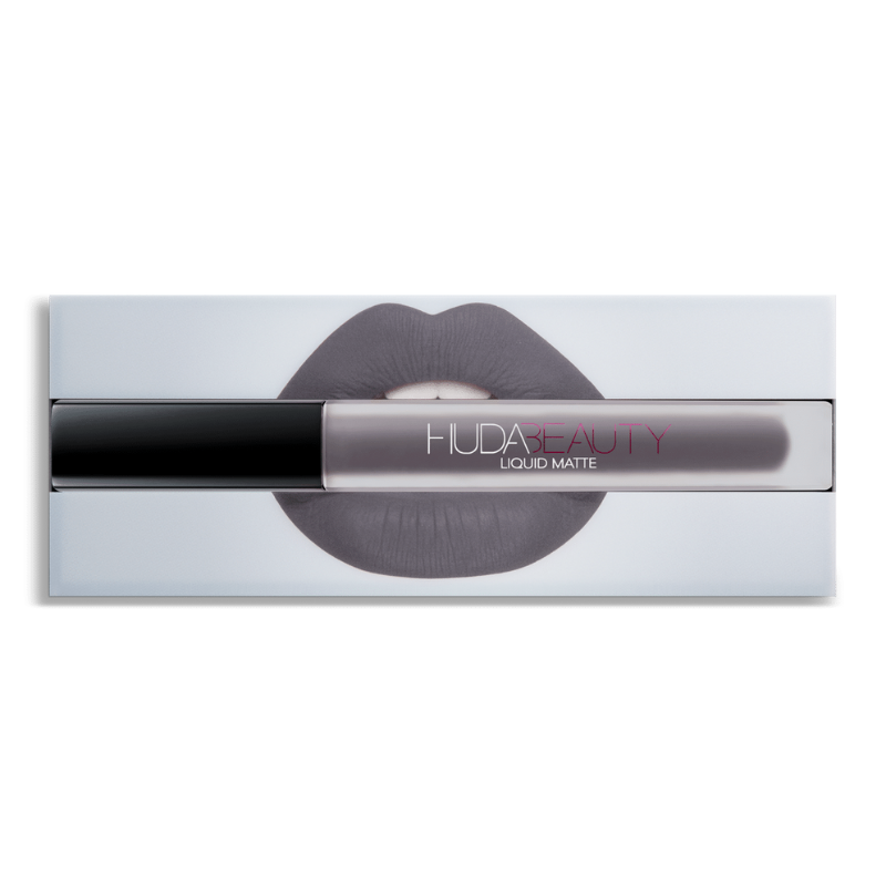 HUDA BEAUTY LIQUID MATTE LIPSTICK-SILVER FOX1 هدى بيوتي أحمر شفاه سائل مطفي-SILVER FOX - الصورة 1