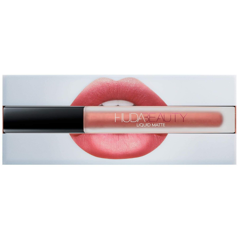 HUDA BEAUTY LIQUID MATTE LIPSTICK-SOCIALITE1 هدى بيوتي أحمر شفاه سائل مطفي -SOCIALITE - الصورة 1