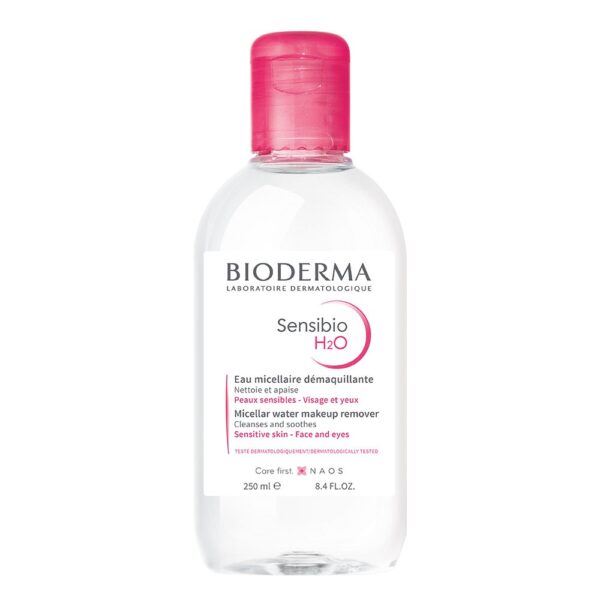 ماء ميسيلار سنسيبيو H2O المنظف والمزيل للمكياج من بيوديرما (Bioderma Sensibio H2O Micellar Water) - 250 مل