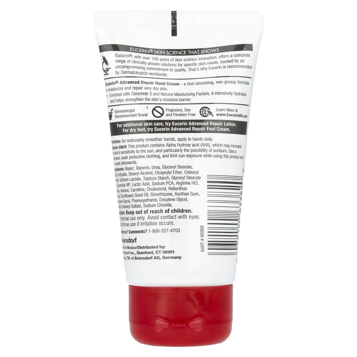 ⁦يوسيرين‏, كريم إصلاح اليدين | Eucerin Advanced Repair Hand Cream⁩ - الصورة ⁦2⁩