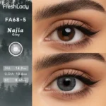 عدسة فرش ليدي - ناجيا جراي | Fresh lady Najia Gray Contact Lenses