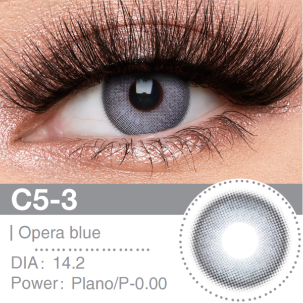 عدسة فرش ليدي | Fresh Lady Opera blue
