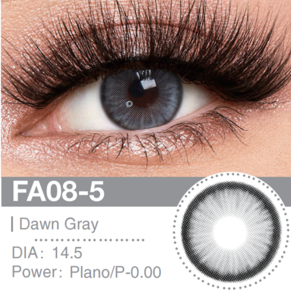 عدسة فرش ليدي - دون جراي | Fresh lady Dawn Grey Contact Lenses