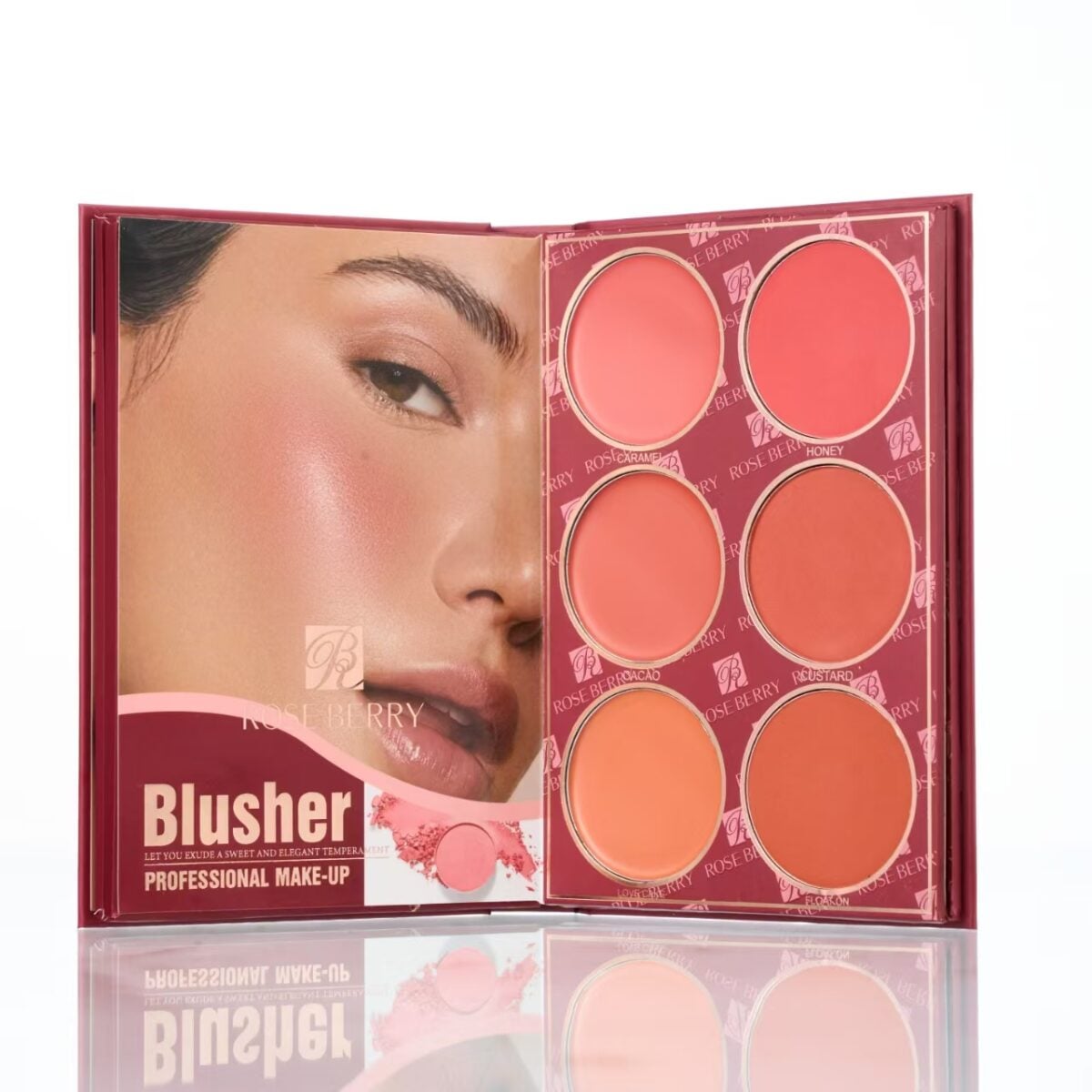 ⁦روز بيري باليت قابل للطي | Rose Berry Book type Palette⁩ - الصورة ⁦3⁩