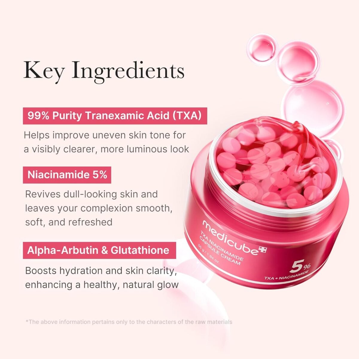 ⁦ميديكوب , كريم الكبسولات لتفتيح البشرة | Medicube TXA Niacinamide Capsule Cream⁩ - الصورة ⁦2⁩