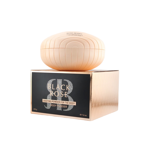 بودرة معطرة للجسم بلاك روز للنعومة والجاذبية من روز بيري (Rose Berry Black Rose Scented Body Powder) - 200 جم