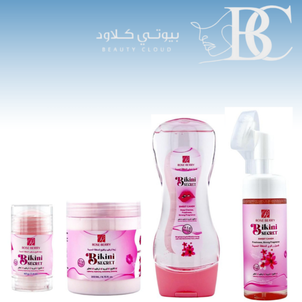 مجموعة بكيني سيكرت الوردية من روز بيري