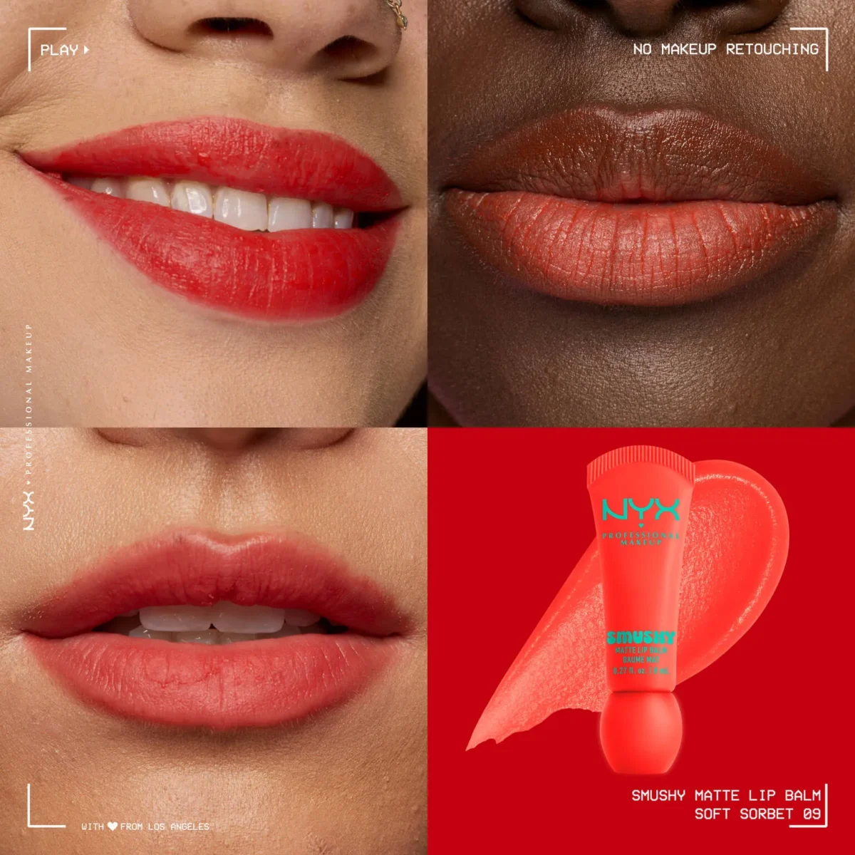 ⁦نيكس سموشي مات مرطب شفاه ملون ومطفي (NYX Smushy Matte Lip Balm)⁩ - الصورة ⁦11⁩