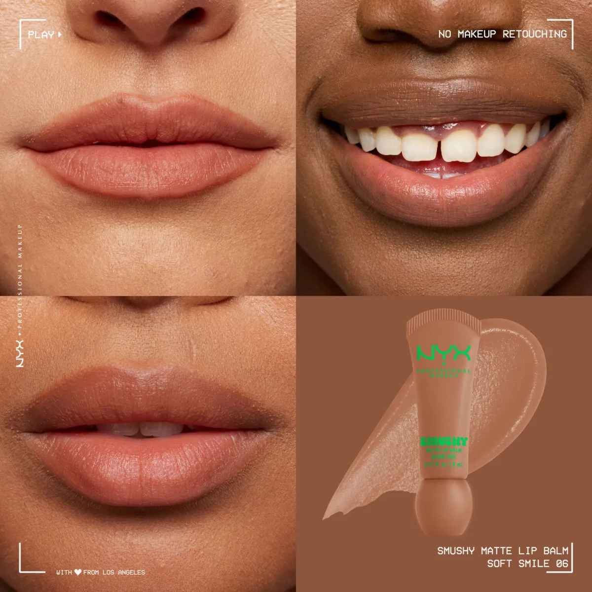 ⁦نيكس سموشي مات مرطب شفاه ملون ومطفي (NYX Smushy Matte Lip Balm)⁩ - الصورة ⁦10⁩