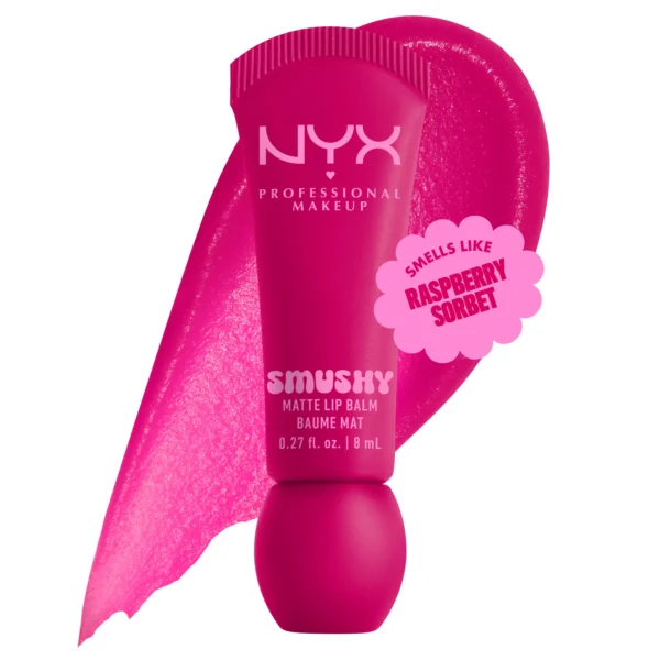 نيكس سموشي مات مرطب شفاه ملون ومطفي (NYX Smushy Matte Lip Balm)
