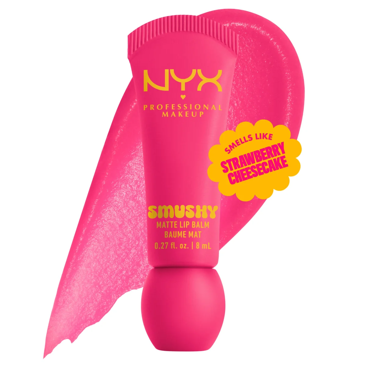 ⁦نيكس سموشي مات مرطب شفاه ملون ومطفي (NYX Smushy Matte Lip Balm)⁩ - الصورة ⁦3⁩