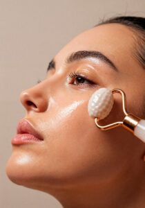 woman-using-face-roller-skincare_23-2151983502