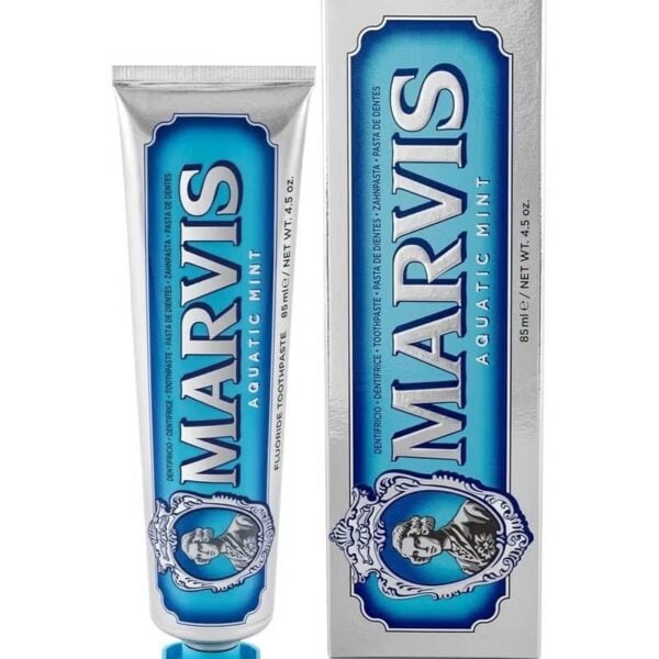 معجون أسنان مارفيس بالنعناع المائي (Marvis Aquatic Mint Toothpaste) - 85 مل