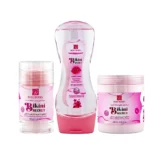 مجموعة بيكيني سيكرت الوردية للعناية وتفتيح المناطق الحساسة (3 منتجات) من روز بيري (Rose Berry Bikini Secret 3-Piece Set)
