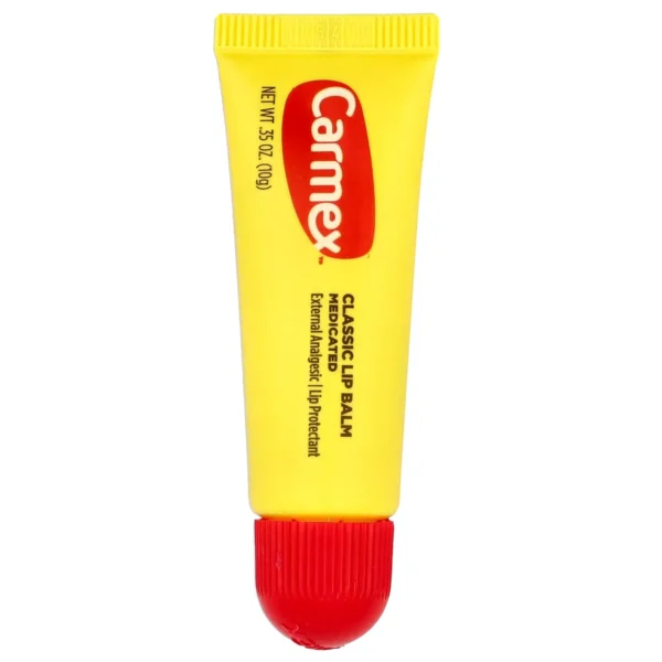 مرطب الشفاه الكلاسيكي العلاجي (كارمكس) لعلاج الجفاف والتشققات (Carmex Classic Medicated Lip Balm) - 10 جم