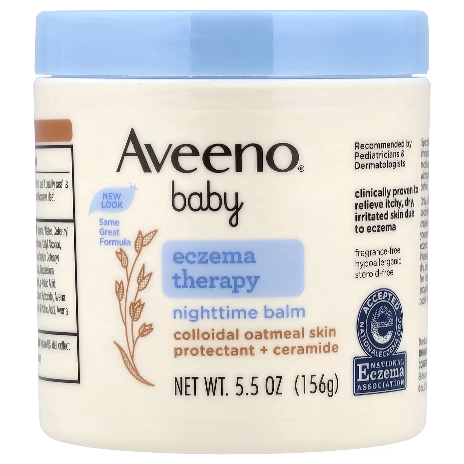 img_3799 كريم افينو الليلي لعلاج إكزيما الأطفال (Aveeno Baby Eczema Therapy Nighttime Balm) - 156 جم - الصورة 1
