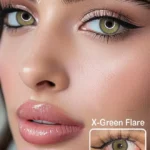 عدسة فرش ليدي - إكس جرين فلير | Fresh lady X-Green Flare Contact Lenses
