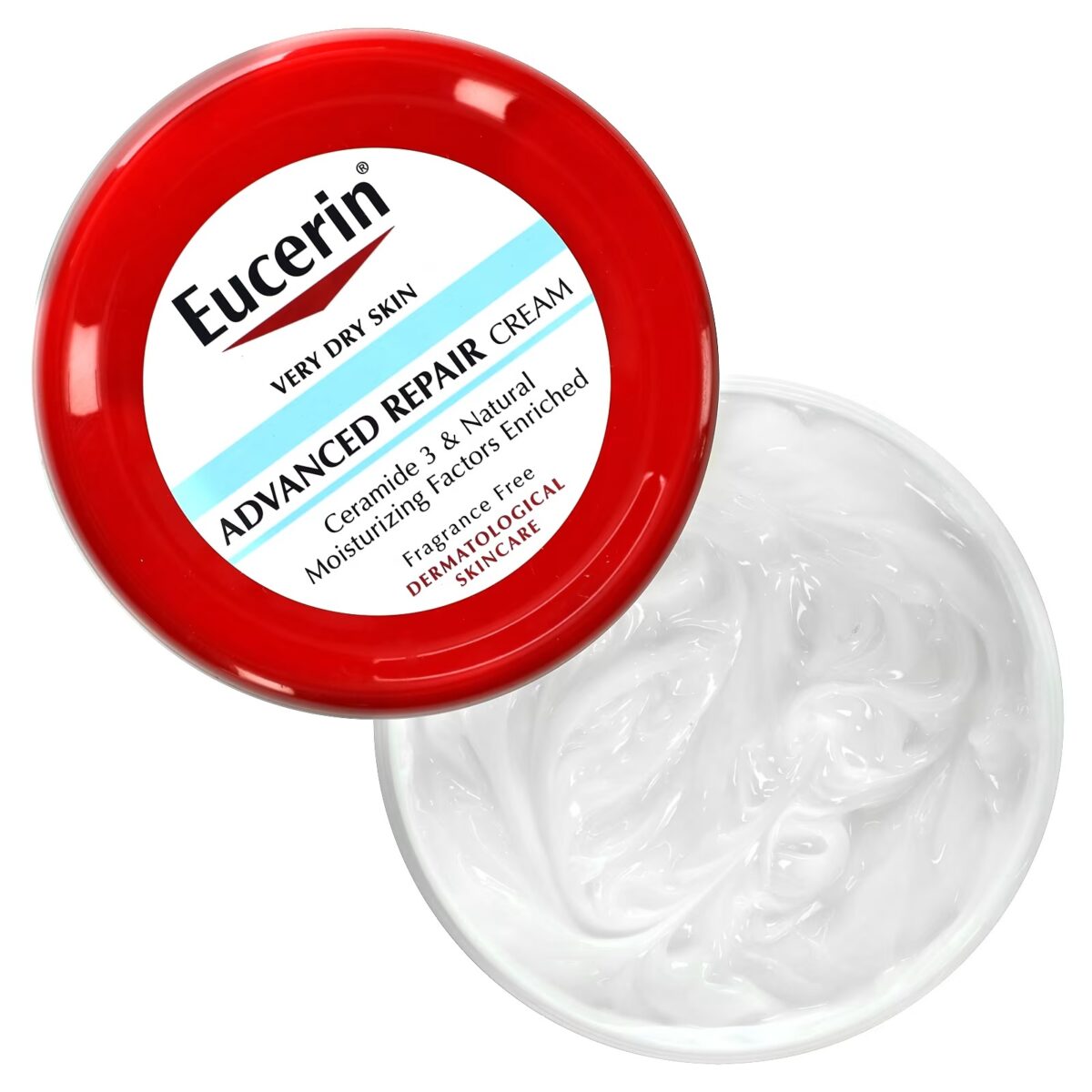 ⁦كريم يوسيرين للإصلاح المتقدم للبشرة شديدة الجفاف (Eucerin Advanced Repair Cream) - 454 جم⁩ - الصورة ⁦2⁩