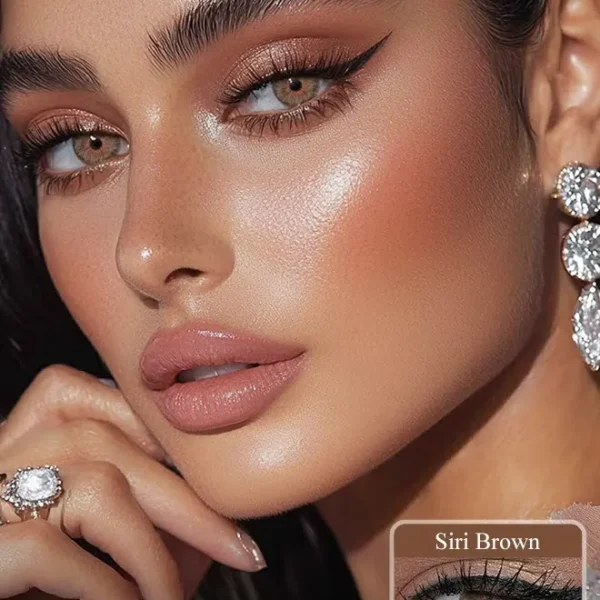 عدسة فرش ليدي - سيري براون | Fresh lady Siri Brown Contact Lenses