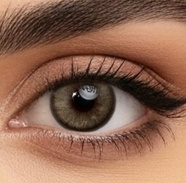 عدسة فرش ليدي - ناجيا براون | Fresh lady Najia Brown Contact Lenses
