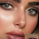 عدسة فرش ليدي - كولد تي براون | Fresh lady Cold Tea Brown Contact Lenses