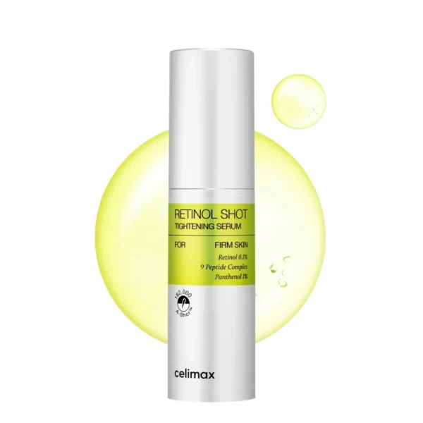 سيروم الريتينول المطور لشد المسام وتجديد سطح البشرة من سليماكس (Celimax Retinol Shot Tightening Serum) - 30 مل
