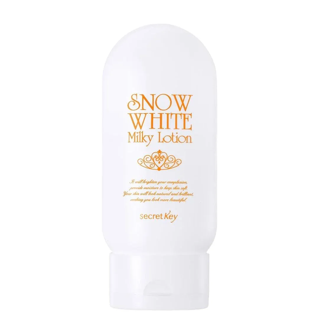 imgi_3_secret-key-snow-white-milky-lotion_8809305994616_DarBeautywebp لوشن سنو وايت ميلكي للتفتيح الفوري وتوحيد لون البشرة (Secret Key Snow White Milky Lotion) - 120 جم - الصورة 1
