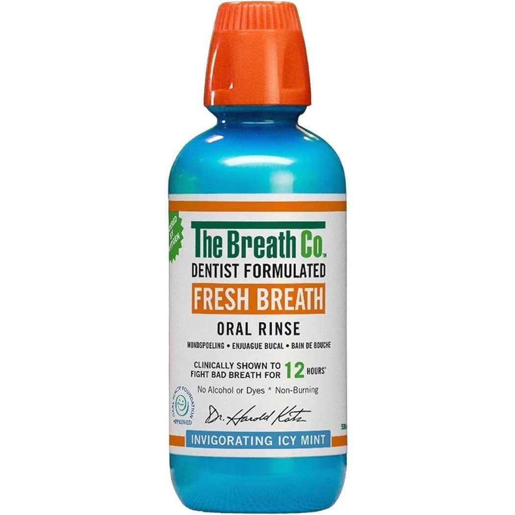 imgi_47_image غسول الفم ذا بريث كو بالنعناع المثلج (The Breath Co Icy Mint Rinse) - 500 مل - الصورة 1