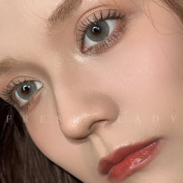 عدسة فرش ليدي - بيرل جراي | Fresh lady Pearl Gray Contact Lenses