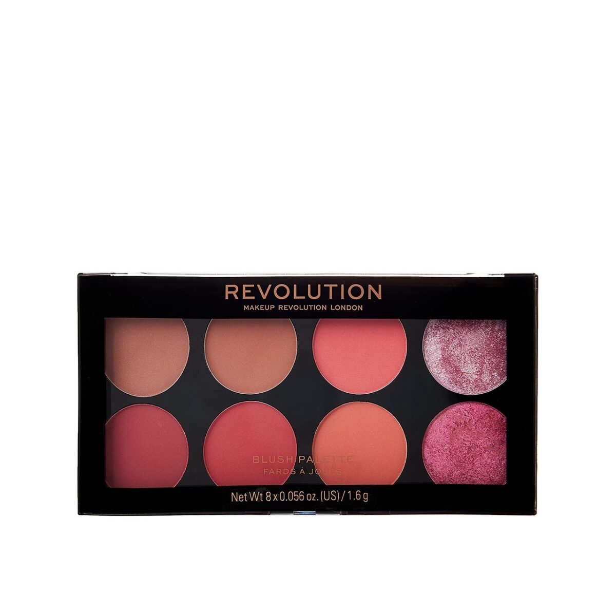 ⁦باليت أحمر الخدود ريفولوشن الترا - سكر آند سبايس (Makeup Revolution Ultra Blush Palette - Sugar and Spice)⁩ - الصورة ⁦3⁩
