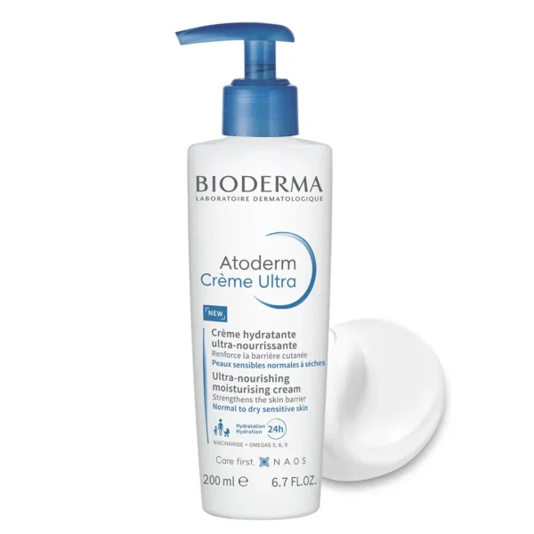 بيوديرما أتوديرم كريم ألترا المغذي الفائق (Bioderma Atoderm Crème Ultra-Nourishing) - 200 مل