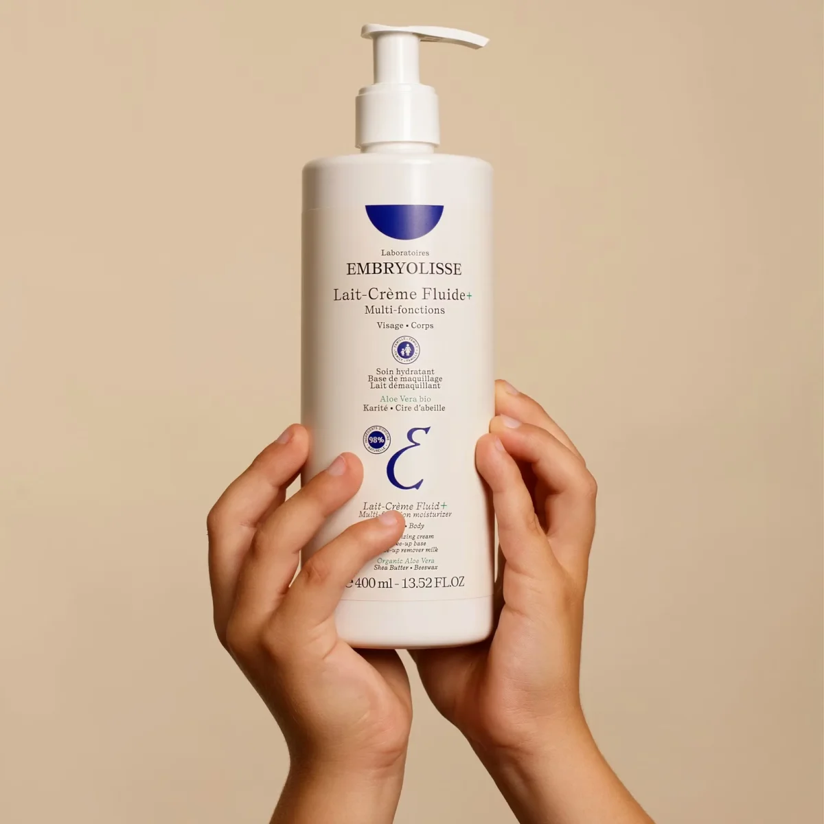 ⁦امبريوليس ليت كريم فلويد مرطب للوجه والجسم (Embryolisse Lait-Crème Fluid) - 400 مل⁩ - الصورة ⁦3⁩