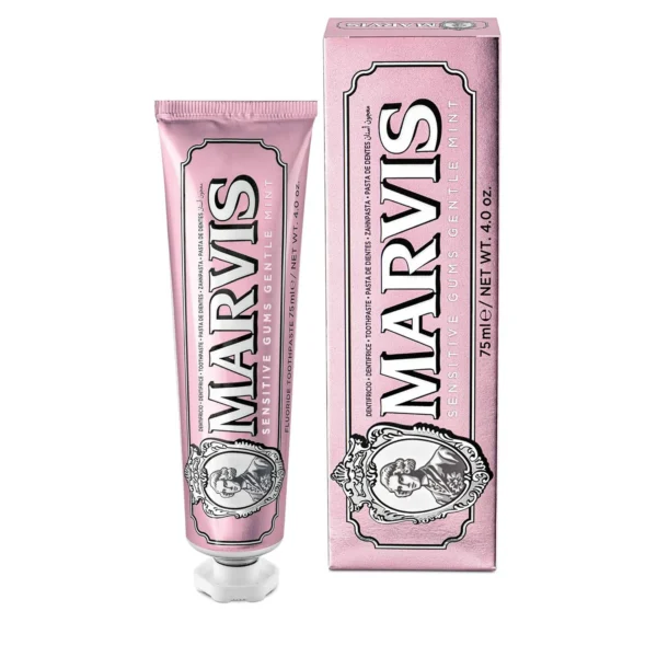 مارفيس معجون اسنان للثة الحساسة بالنعناع اللطيف (Marvis Sensitive Gums Gentle Mint Toothpaste) - 75 مل