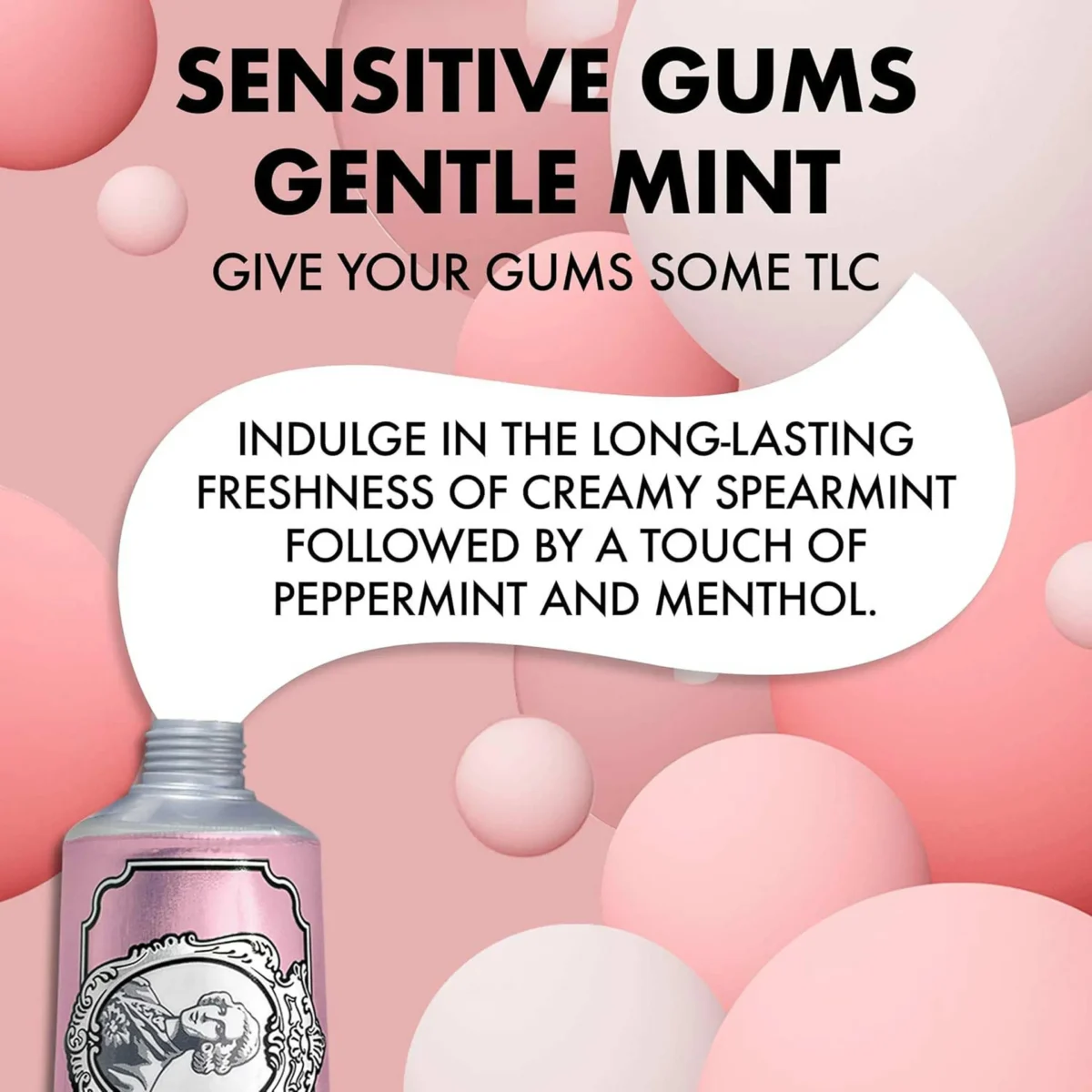 ⁦مارفيس معجون اسنان للثة الحساسة بالنعناع اللطيف (Marvis Sensitive Gums Gentle Mint Toothpaste) - 75 مل⁩ - الصورة ⁦3⁩