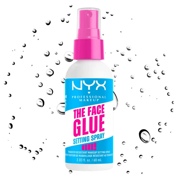 بخاخ تثبيت المكياج ذا فيس جلو من إن واي إكس (NYX The Face Glue Setting Spray) - 60 مل