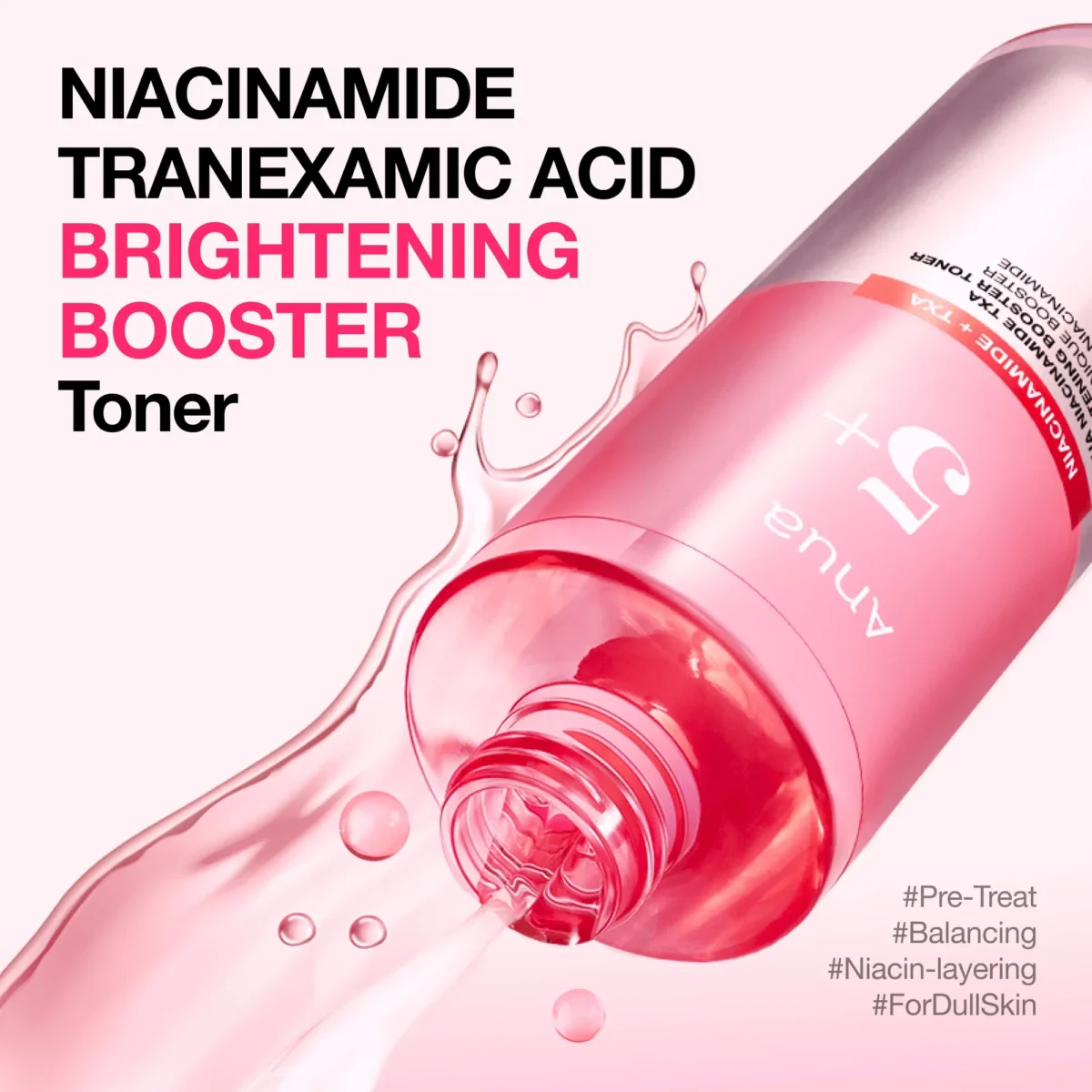 ⁦تونر انوا المعزز للتفتيح بالنياسيناميد وحمض الترانيكساميك (Anua Niacinamide Tranexamic Acid Brightening Booster Toner) - 250 مل⁩ - الصورة ⁦6⁩