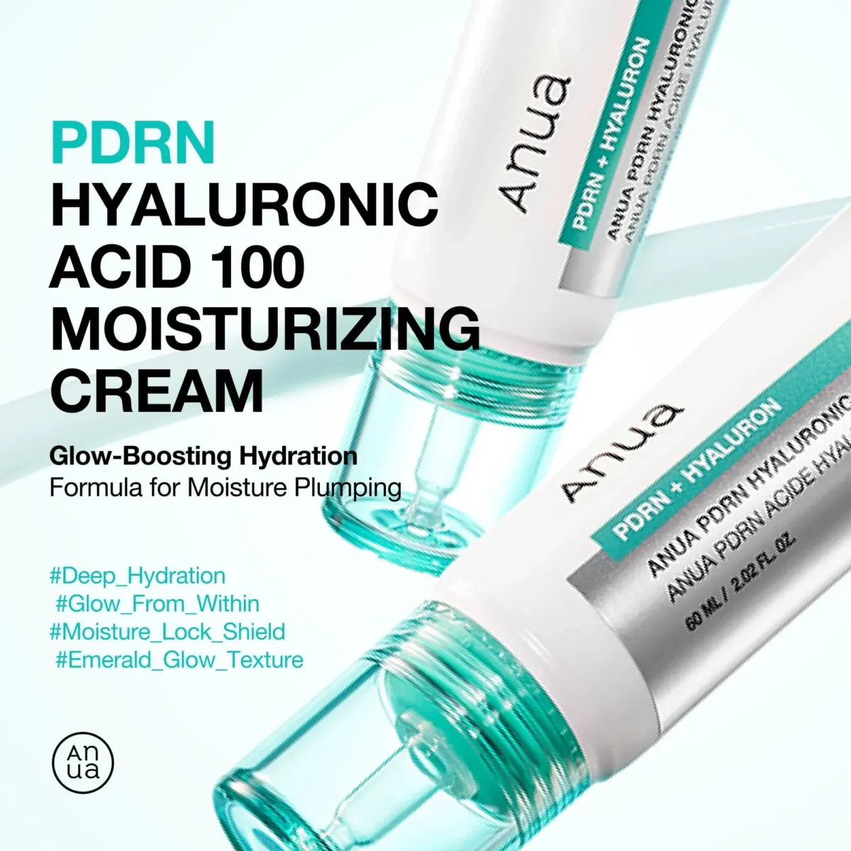 ⁦كريم انوا PDRN المرطب بحمض الهيالورونيك (Anua PDRN Hyaluronic Acid 100 Moisturizing Cream) - 60 مل⁩ - الصورة ⁦5⁩