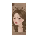 صبغة شعر كوتا كوزمتكس العضوية لون سيبيا - لون بني رمادي (Kota Cosmetics Sepia Hair Color) - 200 مل