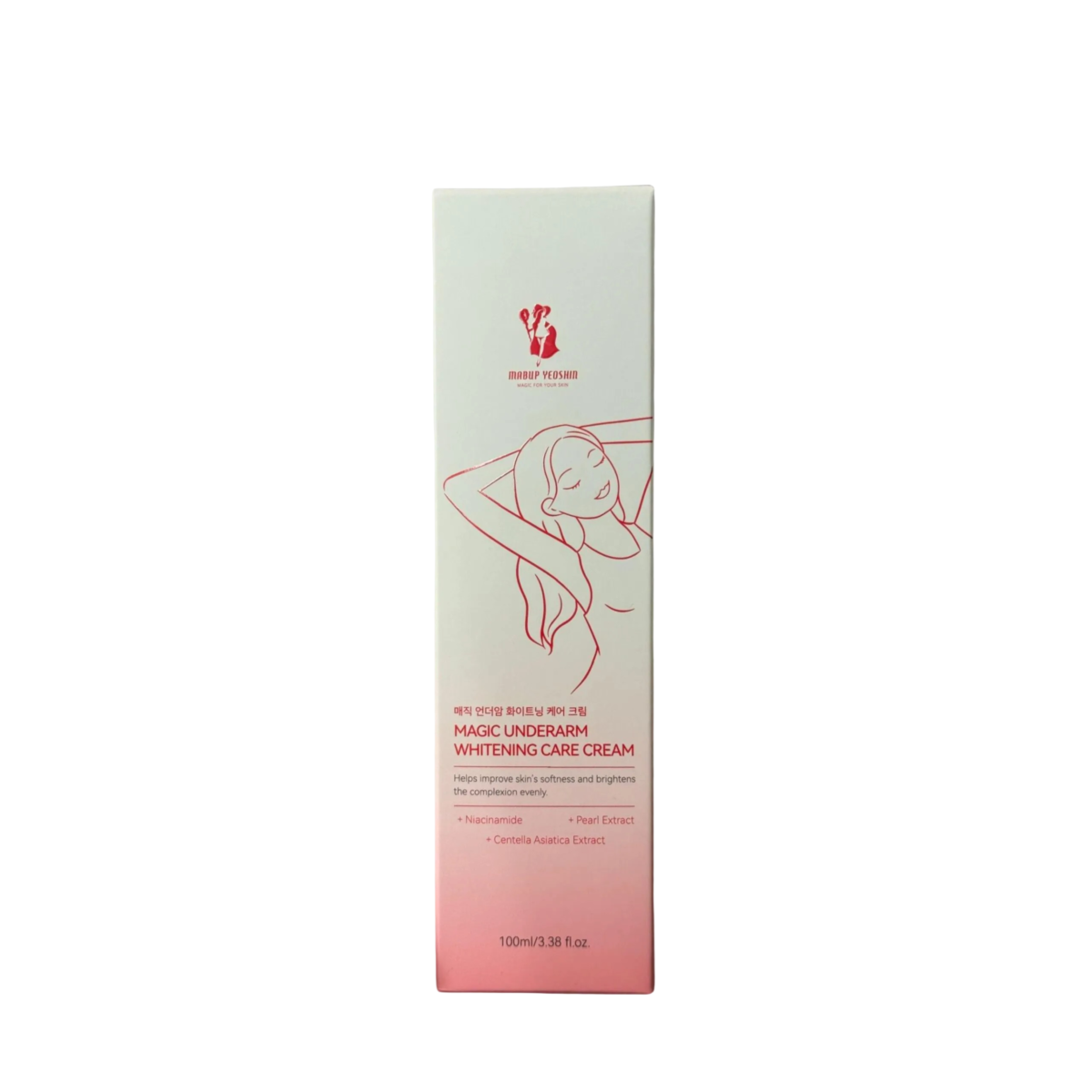 ⁦كريم التبييض السحري للإبط والمناطق الحساسة مابوب يوشين (Mabup Yeoshin Magic Underarm Whitening Care Cream) - 100 مل⁩ - الصورة ⁦2⁩