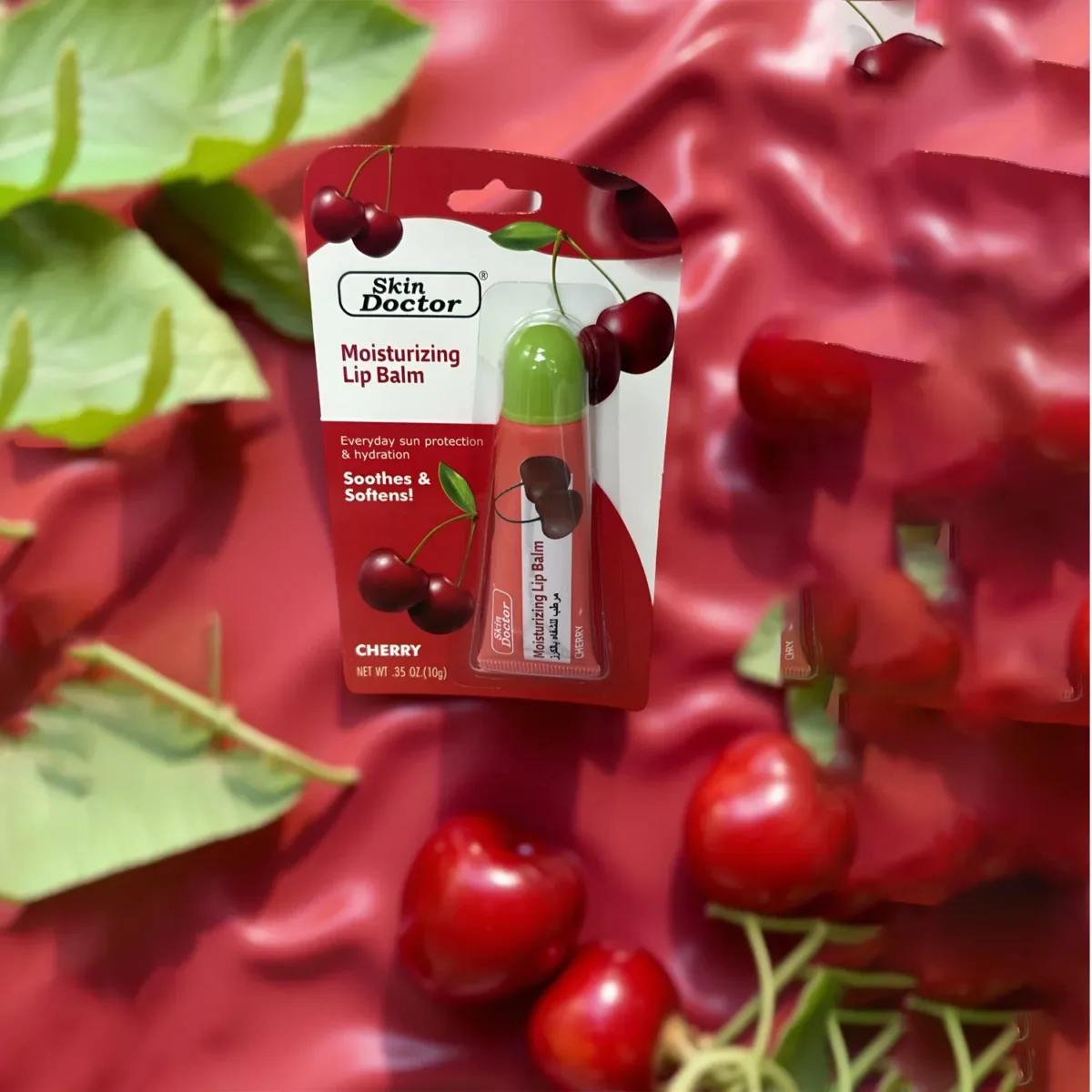 ⁦مرطب شفاه سكين دكتور بنكهة الكرز (Skin Doctor Cherry Moisturizing Lip Balm) - 10 جرام⁩ - الصورة ⁦3⁩