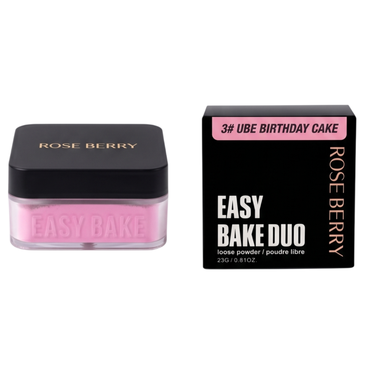 ⁦بودرة التثبيت والتصحيح السائبة إيزي بيك ديو من روز بيري (Rose Berry Easy Bake Duo Loose Powder)⁩ - الصورة ⁦2⁩