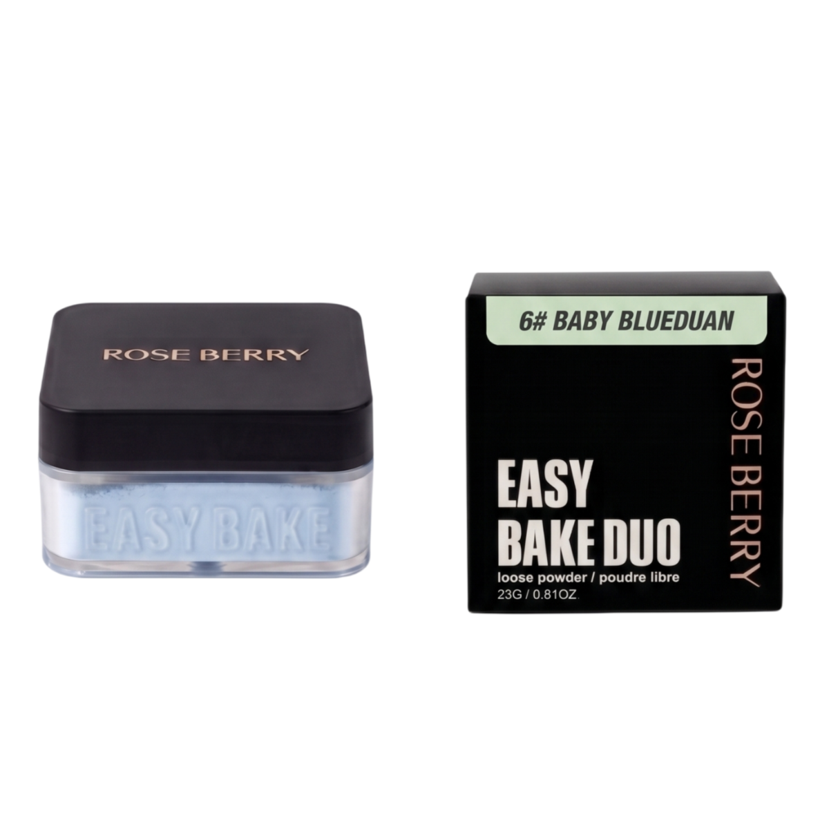⁦بودرة التثبيت والتصحيح السائبة إيزي بيك ديو من روز بيري (Rose Berry Easy Bake Duo Loose Powder)⁩ - الصورة ⁦8⁩