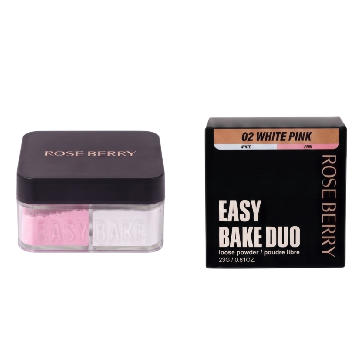 ⁦بودرة التثبيت وتصحيح الألوان المزدوجة إيزي بيك ديو من روز بيري (Rose Berry Easy Bake Duo Loose Powder)⁩ - الصورة ⁦4⁩