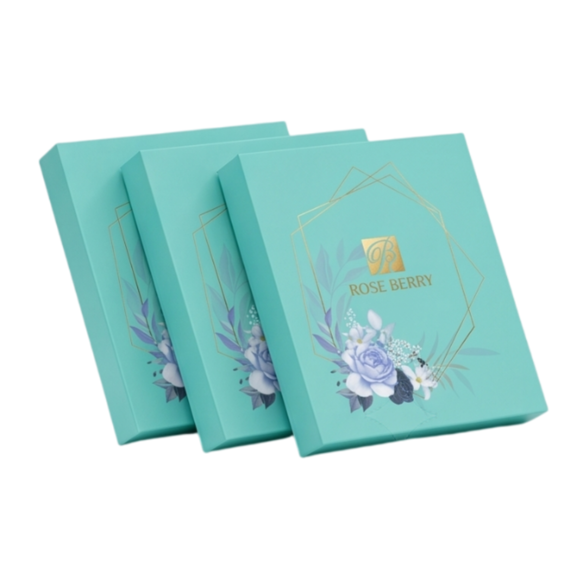 ⁦باليت الكتاب تيفاني بلو الشاملة من روز بيري (Rose Berry Tiffany Blue Full Makeup Set - Mini Size) - الحجم الصغير⁩ - الصورة ⁦6⁩