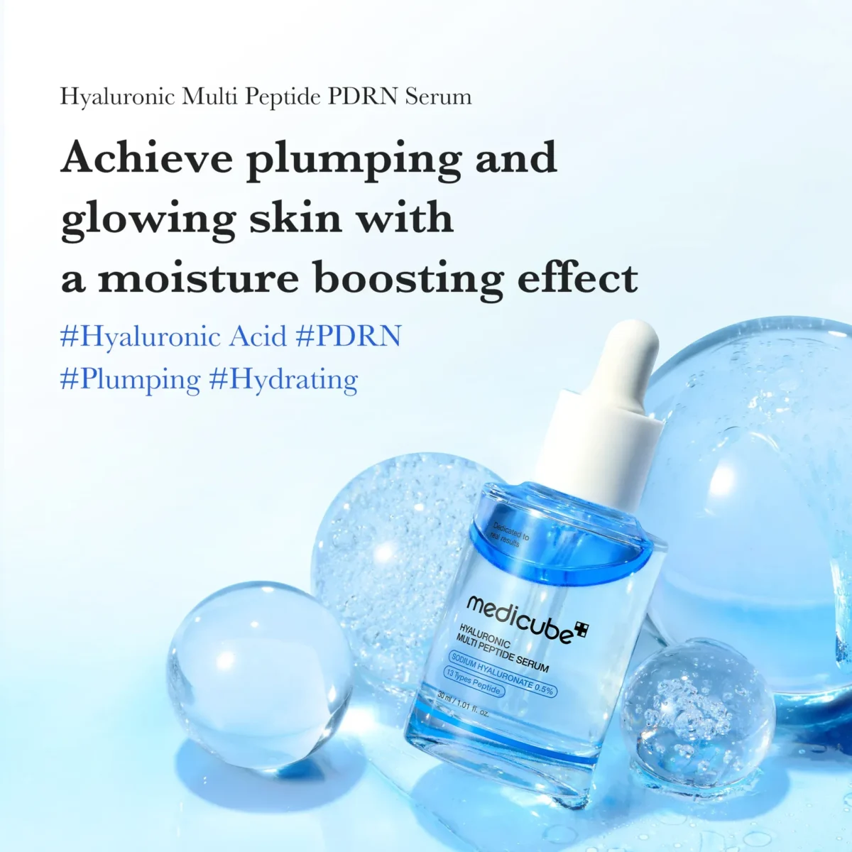 ⁦سيروم الترطيب بحمض الهيالورونيك والببتيدات المتعددة من ميديكوب (Medicube Hyaluronic Multi Peptide Serum) - 30 مل⁩ - الصورة ⁦5⁩