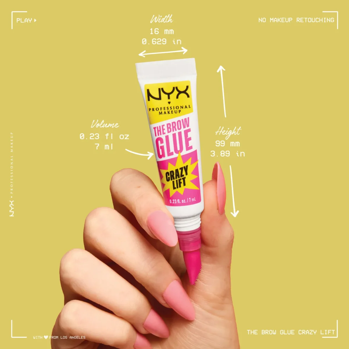 ⁦جل حواجب ذا براو جلو لتثبيت ورفع الحواجب من نيكس (NYX The Brow Glue Instant Brow Styler)⁩ - الصورة ⁦6⁩