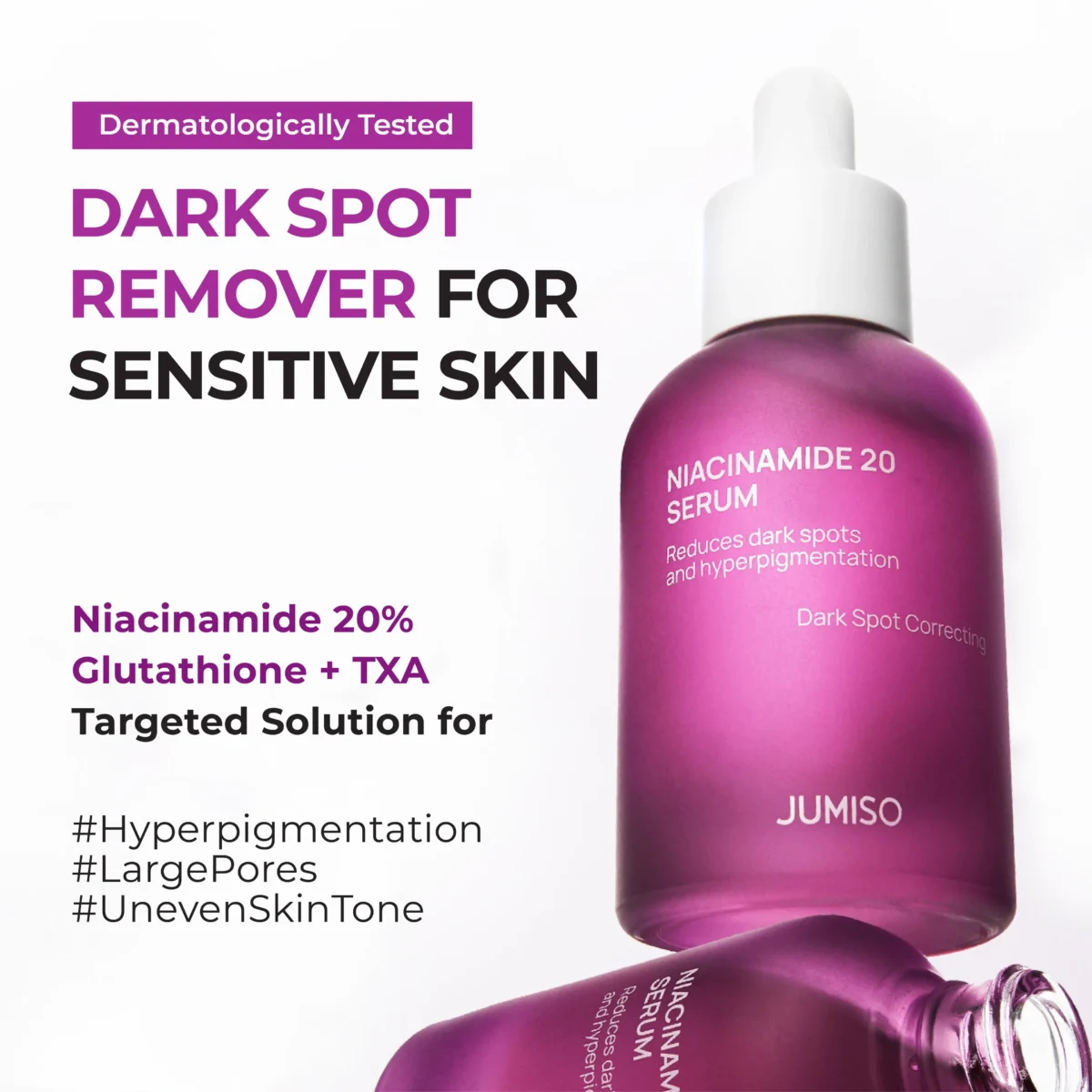 ⁦سيروم النياسيناميد 20% لتصغير المسام وتفتيح البشرة من جوميسو (Jumiso Niacinamide 20 Serum) - 40 مل⁩ - الصورة ⁦7⁩