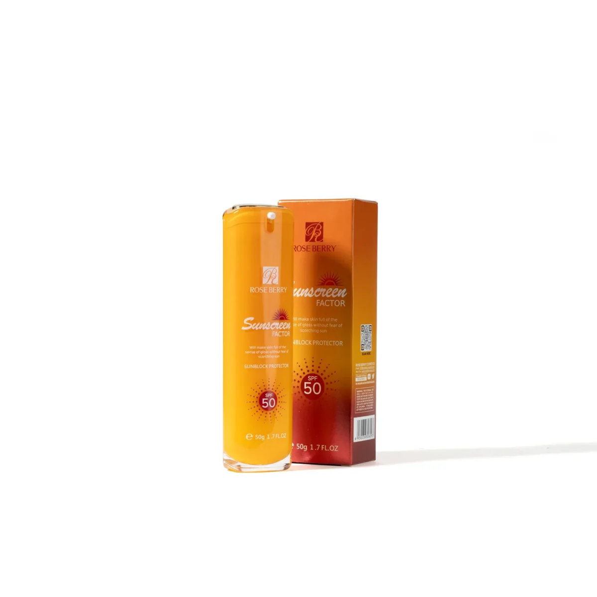⁦كريم واقي شمس بعامل حماية 50 من روز بيري (Rose Berry Sunscreen Factor SPF 50) - 50 جم⁩ - الصورة ⁦3⁩