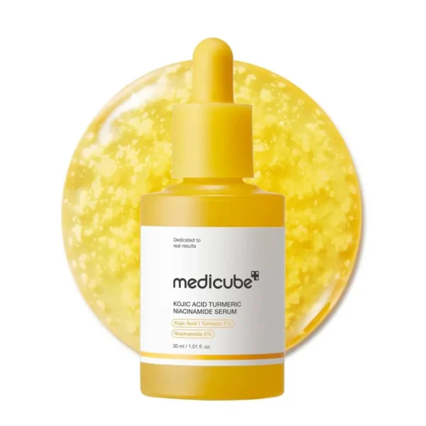 سيروم تفتيح البشرة بحمض الكوجيك والكركم والنياسيناميد من ميديكوب (Medicube Kojic Acid Turmeric Niacinamide Serum) - 30 مل