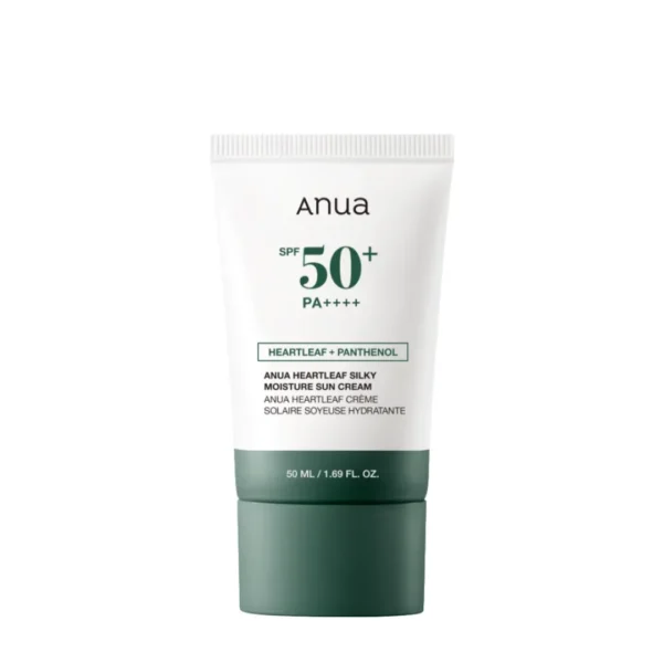 واقي شمس حريري مرطب هارت ليف من انوا (Anua Heartleaf Silky Moisture Sun Cream) - 50 مل